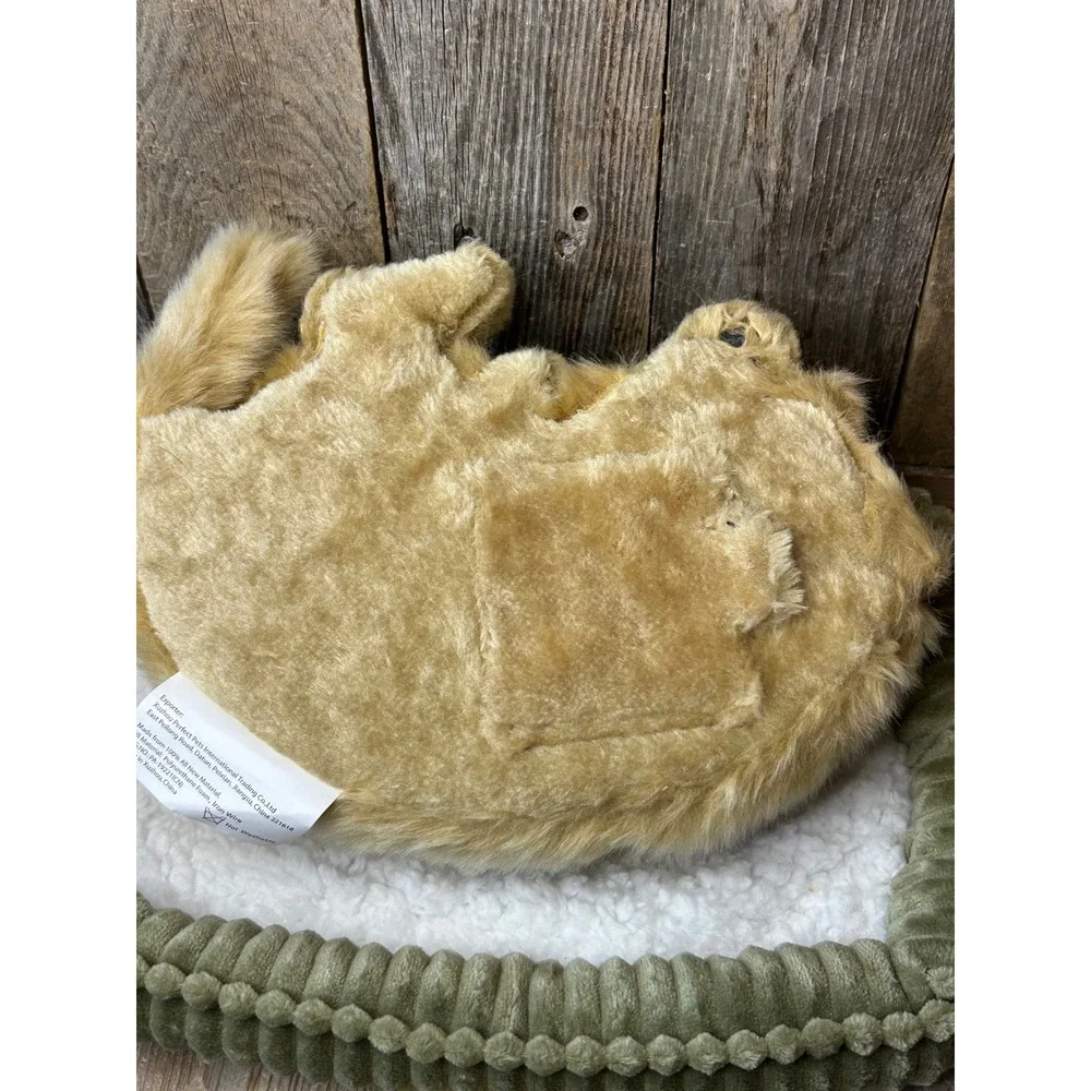 Perfect Petzzz Golden Retriever Realistic Sleeping Breathing Puppy Plush w/ Bed